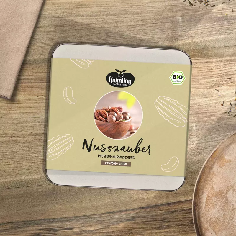 Geschenkdose Nusszauber bio – 430 g