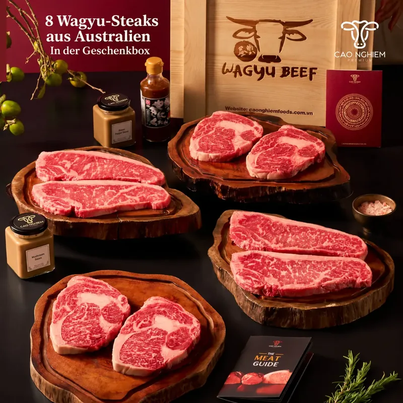 Premium Wagyu Steak Box – 8 Steaks