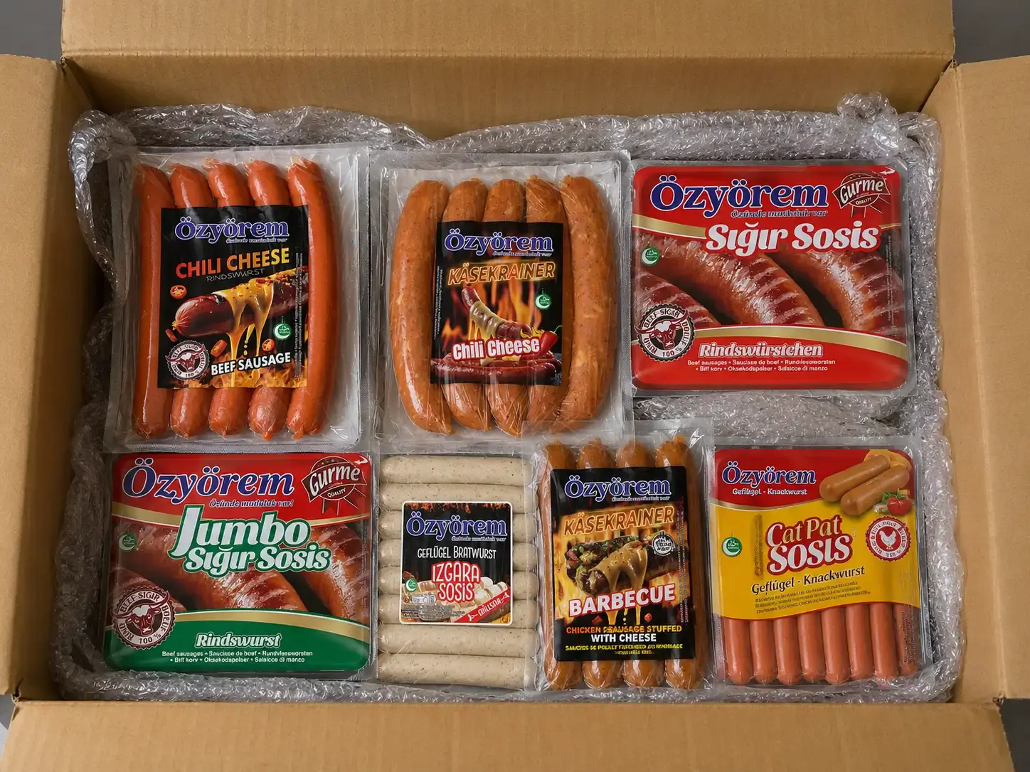 Würstchen-Mix-Paket – 7 Lieblingssorten